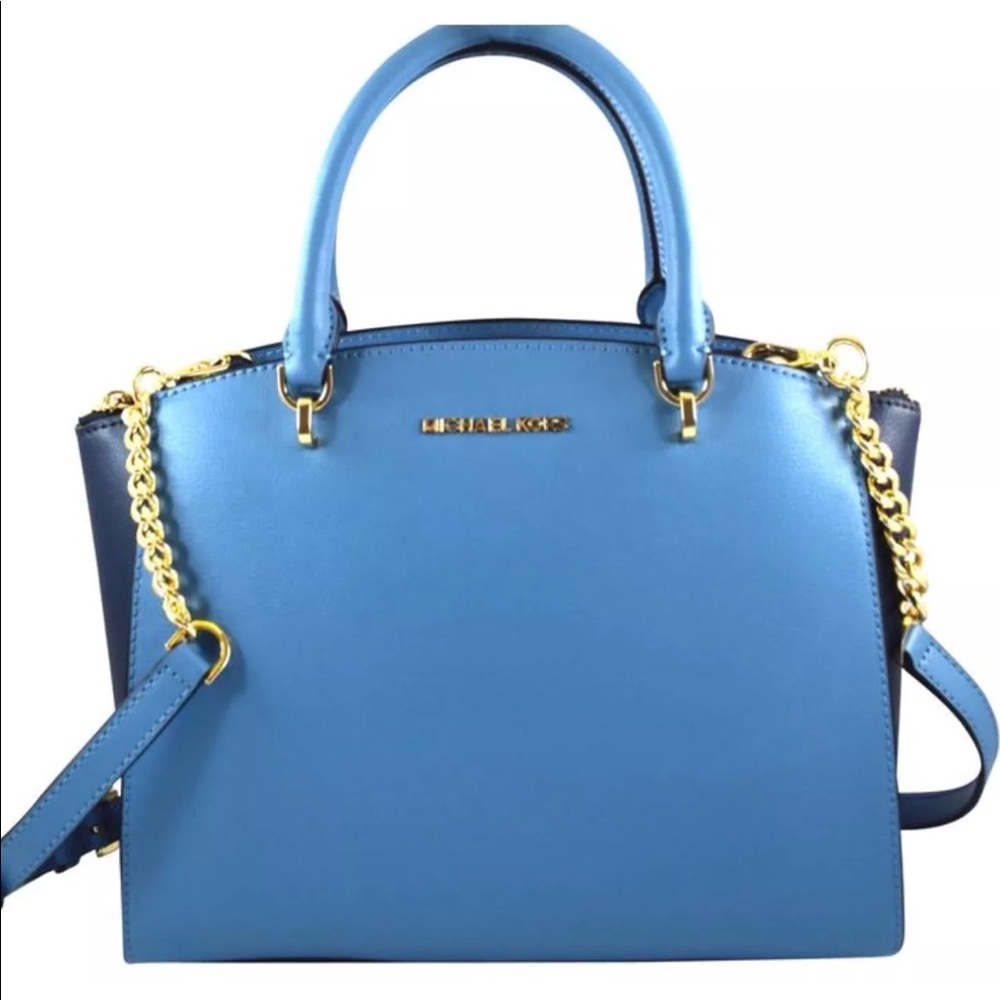 Blue Michael Kors shoulder bag